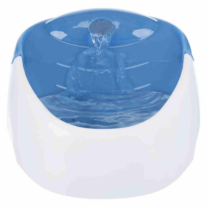 Trixie Duo Stream Automatic Water Dispenser, 1 Litre, White/Blue - PawsPlanet Australia