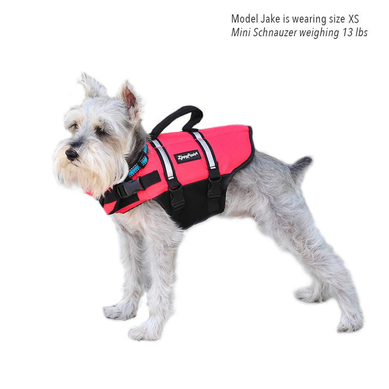 ZippyPaws - Adventure Life Jacket for Dogs - Red - 1 Life Jacket XX-Small - PawsPlanet Australia