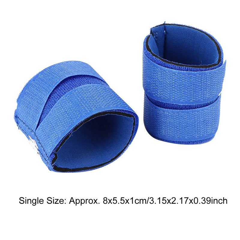 2Pcs Dog Front Leg Braces Canine Paw Compression Wraps Pet Knee Pad Dog Elbow Protector Prevents Injuries Sprains Helps Loss Stability(Blue L) Blue L - PawsPlanet Australia