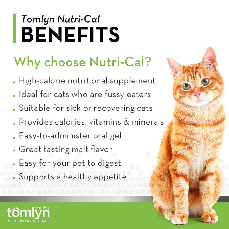 2-Pack Nutri-Cal for Cats High Calorie Dietary Supplement, 4.25-Ounce Tube - PawsPlanet Australia