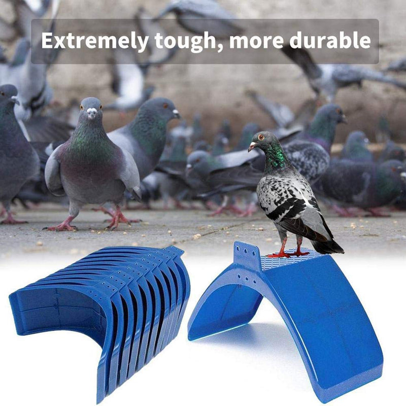 PeSandy Dove Rest Stand, 10 PCS Lightweight Pigeons Rest Stand Bird Perches for Dove Pigeon and Other Birds, Durable Plastic Pigeon Perches Roost Bird Dwelling Stand Support Cage Accessories - PawsPlanet Australia