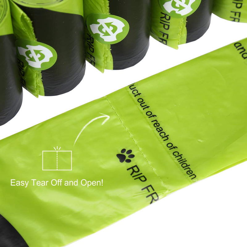 [Australia] - Jtedzi Dog Waste Bags, Biodegradable Extra Thick and Strong Poop Bag for Dog, Guaranteed Leak-Proof Easy Tear, Premium Lavender Scented Green Eco-Friendly, 15 Doggy Bags Per Roll, 9”x13” 120 Bags 