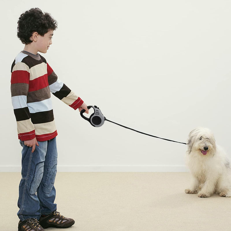 Retractable leash for dogs with non-slip, retractable leash with anti-slip handle, tangle-free retractable dog leash, retractable leash with safe braking system, retractable dog leash 5m - PawsPlanet Australia