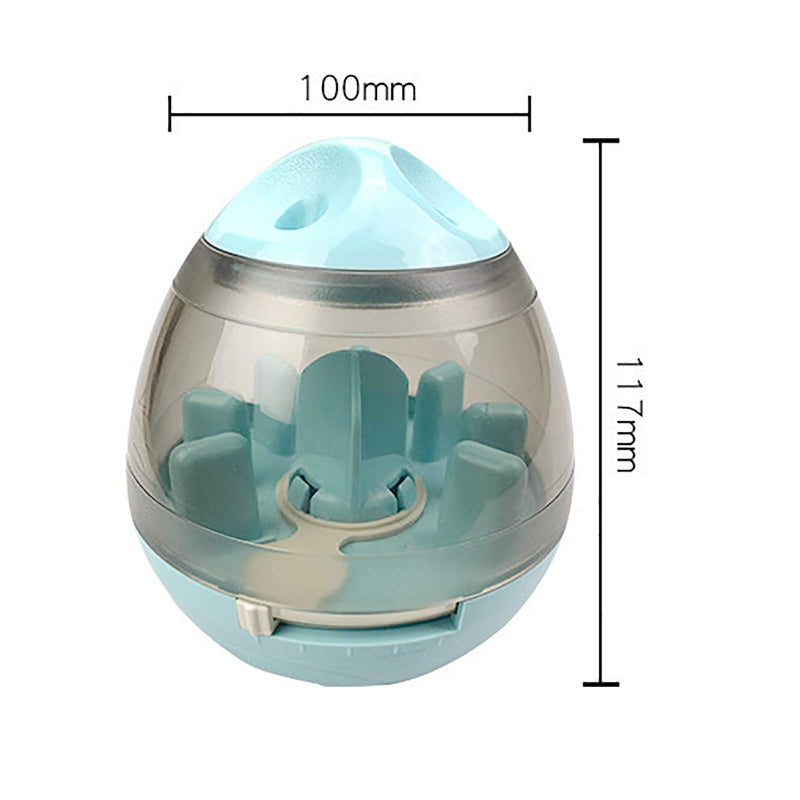 Olanda Pet Food Ball,Pet Tumbler Toy Training Cats And Dogs,Ball Spill Food Dispenser,Tumbler Design Toy of Dogs Cats Training,Best Alternative to Bowl Feeding Funny Dog Foraging Toy (Blue) Blue - PawsPlanet Australia