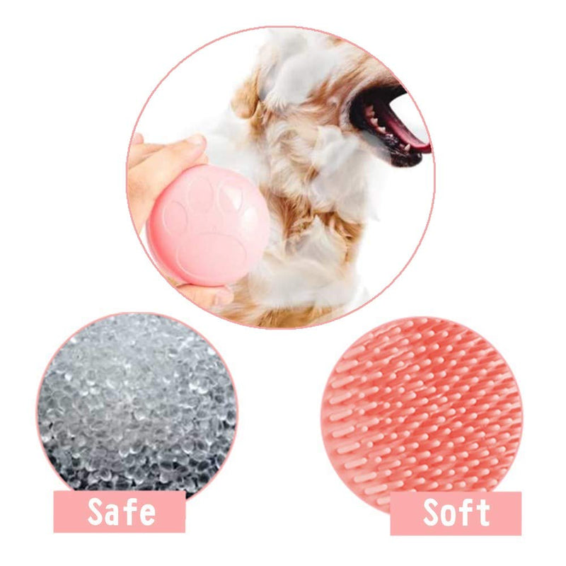 N\A Dog Slicker Brush, 3-in-1 Dog Grooming Brush Double Sided Self Cleaning Dog Slicker Brush for Dogs & Cats with Long or Short Hair - PawsPlanet Australia