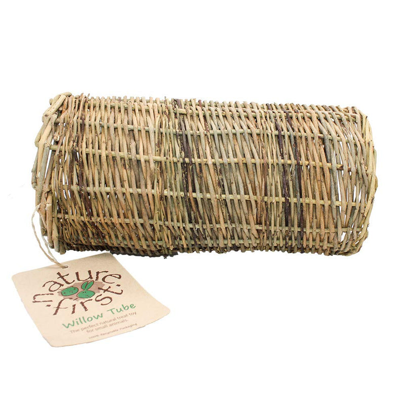 Nature First Small Willow Tube for Small Animals Single - PawsPlanet Australia