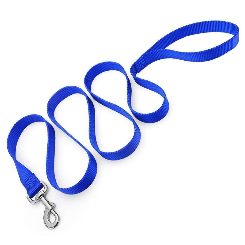 Hypeety Dog Puppy Pet Puppy Training Obedience Lead Leash Recall Strong Durable Nylon Lead or Walk Traction Rope (5Feet/1.5M, Blue) 5Feet/1.5M - PawsPlanet Australia