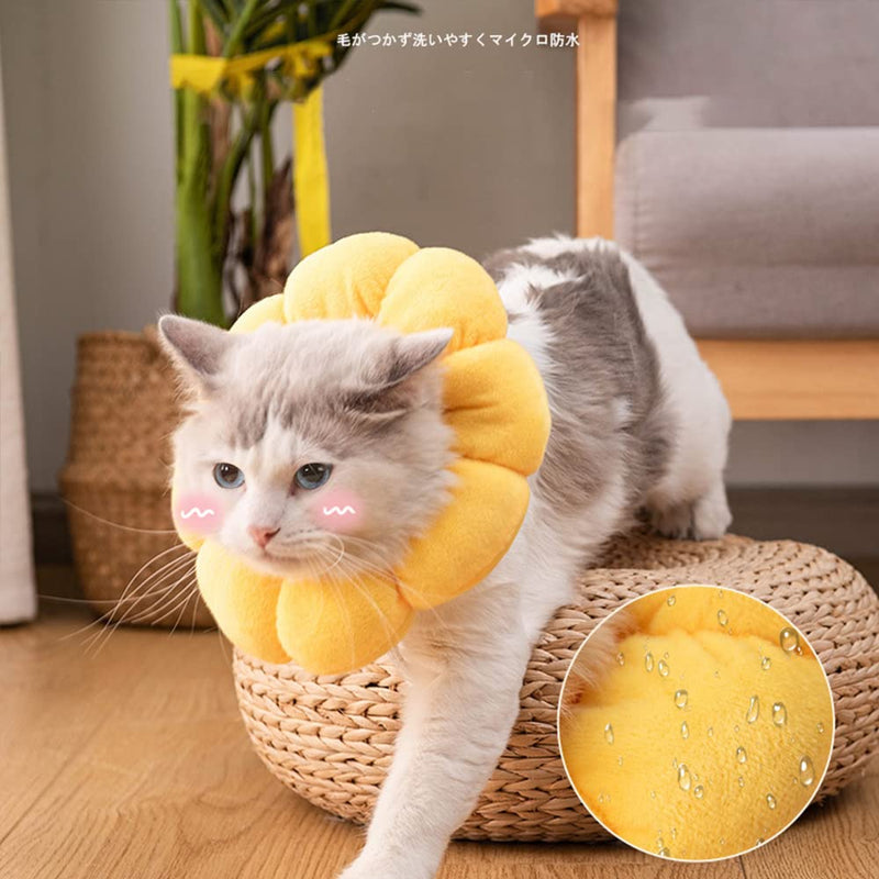 Pet protective collar, neck collar, cat collar, soft, cat recovery collar, adjustable cat recovery collar, for cats, puppies, pet anti bite, leak, surgery, wound healing - PawsPlanet Australia