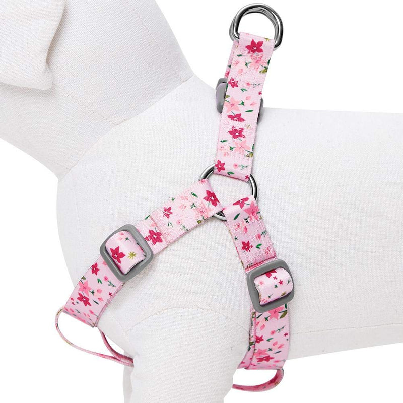 Umi. Essential Made Well Floral Dog Harness, Chest Girth 51cm-66cm, Pink, Medium, Adjustable Harnesses for Dogs - PawsPlanet Australia