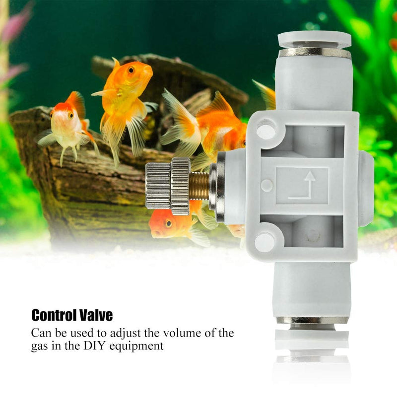 [Australia] - Yutiny Aquarium CO2 Regulator Valve Adjustable Fish Tank CO2 Fine Metering Valves Air Flow Control Valve Regulator Aquarium Supplies 