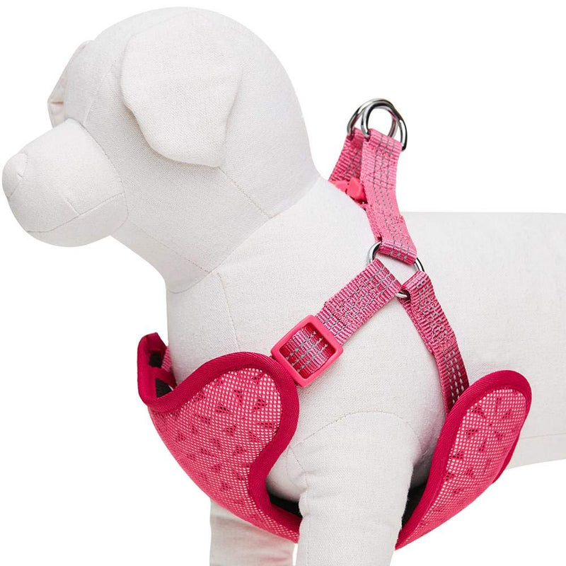 Umi. Essential Reflective Garden Flower Dog Harness Vest, Pink, Small, Adjustable Harnesses for Dogs - PawsPlanet Australia