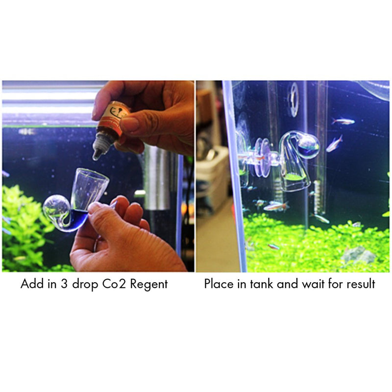 [Australia] - Rhinox Co2 Indicator Solution, 0.5 Ounce, Glass Drop Checker Replacement Solution for Aquarium, Keep CO2 Levels Consistent, Easy to use Regent, Keep Plants and Fish Healthy, 2 Pieces 