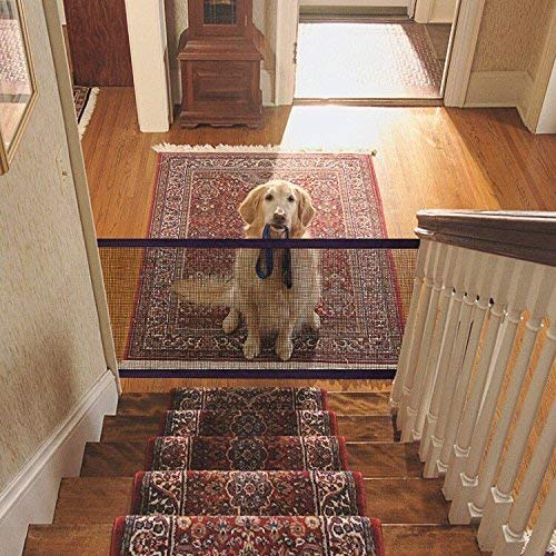 YJZQ Magic Pet Fences Folding Indoor Free Standing Safety Gate Portable Separation Pet Barrier Guard Pet Cat Dog Safety Gate Mesh Install anywhere (180 * 72 cm/ 71 * 28.3 inches) - PawsPlanet Australia