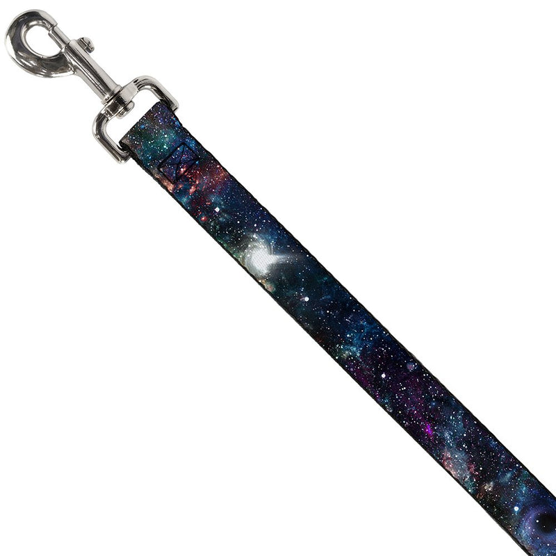 [Australia] - Buckle-Down Pet Leash - Galaxy Collage - 6 Feet Long - 1" Wide 