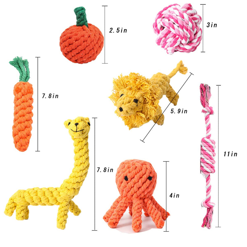 Spiritpet Puppy Toys Chewing Dog Toy Dog Puzzle Toys Dog Rope Toys Cute Plush Dog Toy Decompression Safe Cleaning Teeth and Protects Oral Health - PawsPlanet Australia