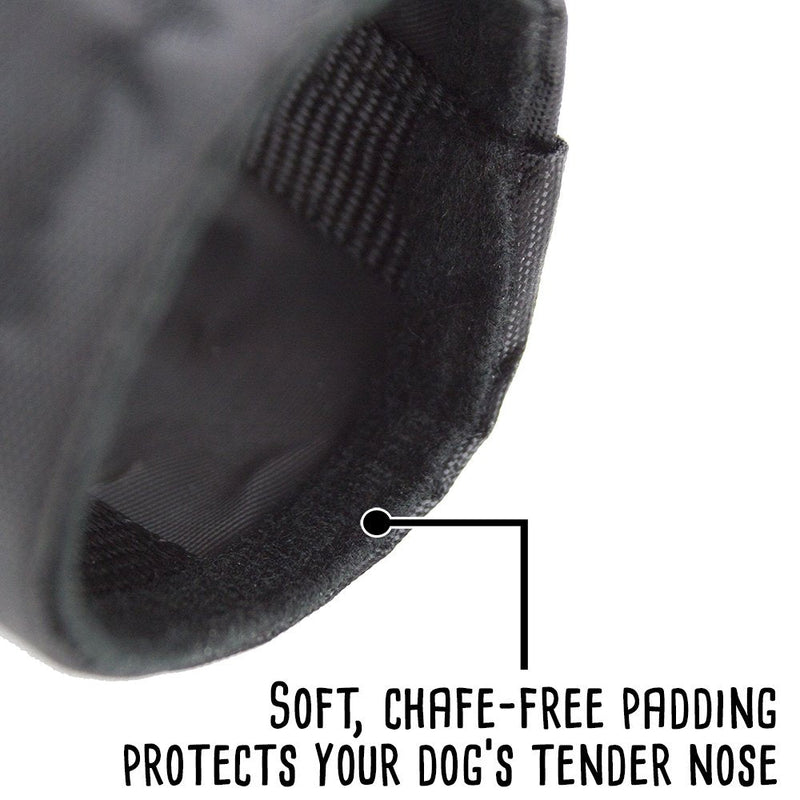 Weebo Pets Breathable Nylon Cloth Safety Muzzle XS - PawsPlanet Australia
