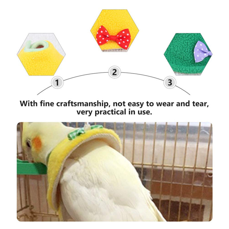 Scicalife 3Pcs Bird Recovery Collar Bird Elizabethan Collar Neck Rings Wound Protector Cones Anti- Bite Neck Collar for Parrots Budgies Parakeet Cockatiels - PawsPlanet Australia