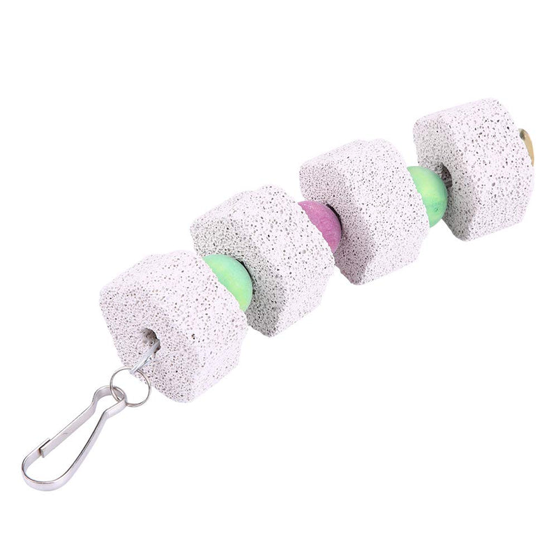 Bird Chewing Toys,Colorful Mineral Bird Beak Grinding Stone Parrot Chewing Toy for Parakeet Cockatiel Hamster - PawsPlanet Australia