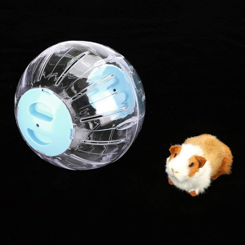 18.5 cm Hamster Exercise Ball, Transparent Hamster Ball, Plastic Hamster Running Ball Exercise Ball Gerbil Exercise Running Ball Small Animals Special Toy Ball Cage Accessories (Blue) 18.5 cm Blue - PawsPlanet Australia