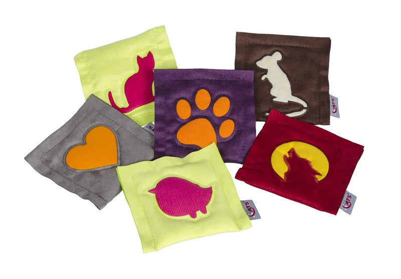 4cats Catnip Pillow Cushion for Cats, Multi-Coloured - PawsPlanet Australia