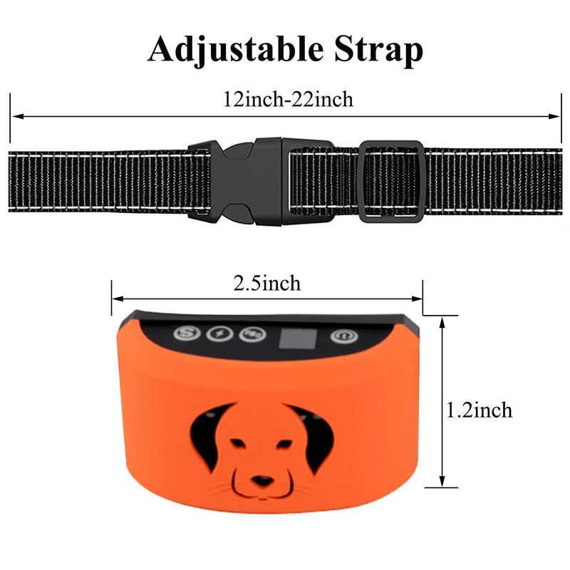 Celciaga Bark Collar, Anti Barking Dog Collar, Shock Training Collar with 7 Adjustable Sensitivity Vibration Sound for Small Medium Large Dogs - PawsPlanet Australia