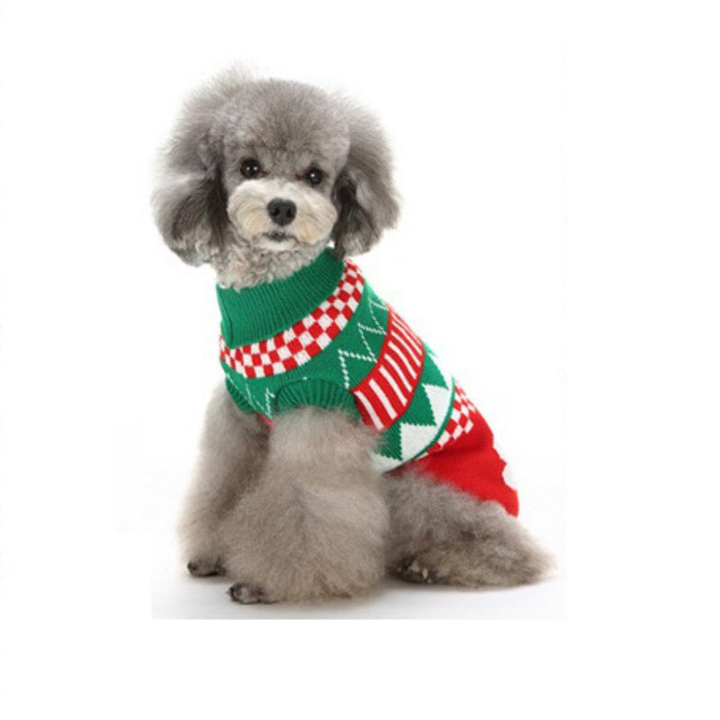 [Australia] - Dog Apparel Clothes Jacket & Sweatshirt Christmas Holiday Festive Dog Sweater Designer Pet Sweaters X-Small 