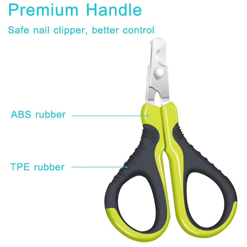 Alinana cat nail clippers for pets, cat nail clipper with unique 25 degree cutting head, professional cat claw scissors for small dogs, puppies, cats, rabbits, curved blade - PawsPlanet Australia