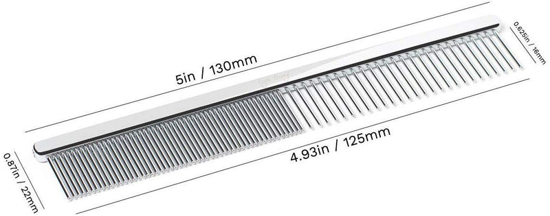 Eye Envy Tear Stain Remover Face Comb for Dogs and Cats| Fine/Coarse Comb with 80 Rounded Pins | Gently Remove Crusty Eye Debris, Gunk and Boogers | Keep The Beard and Face Tangle Free - PawsPlanet Australia