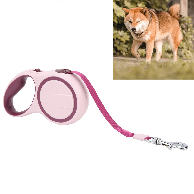 Pet Automatic Traction Rope,plplaaoo Dog Leash, Retractable Non-Slip Handle, One-Hand Brake, Dog Leash for Small and Medium Dogs, Heavy Duty Dog Leash (5M-Red) 5M Red - PawsPlanet Australia
