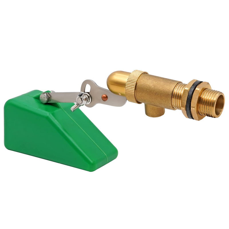 Brass Float Valve 1/2 inch Float Ball Valve Automatic Fill Adjustable Float Ball Valve for Livestock Waterer, Water Tank, Aquariums - PawsPlanet Australia