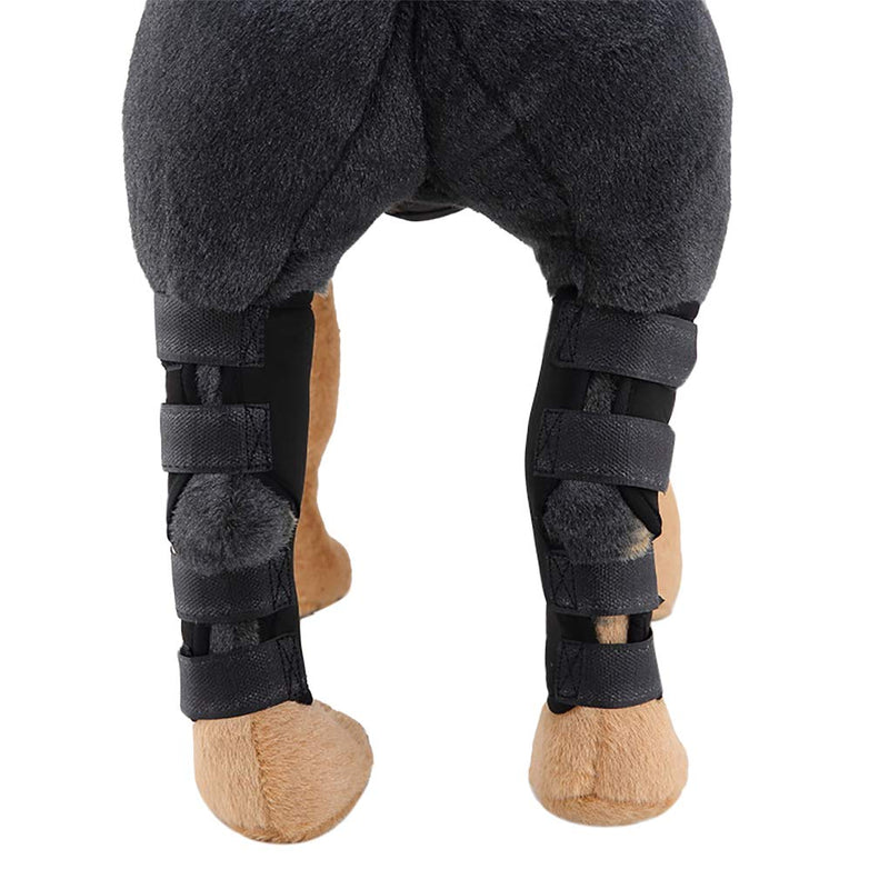 Comfortable Neoprene Dog Legs Brace Canine Front Hind Legs Support Compression Wraps Hock Joint Brace with Straps for Protecting Dog Legs Wounds Injuries Sprains from Arthritis Medium - PawsPlanet Australia