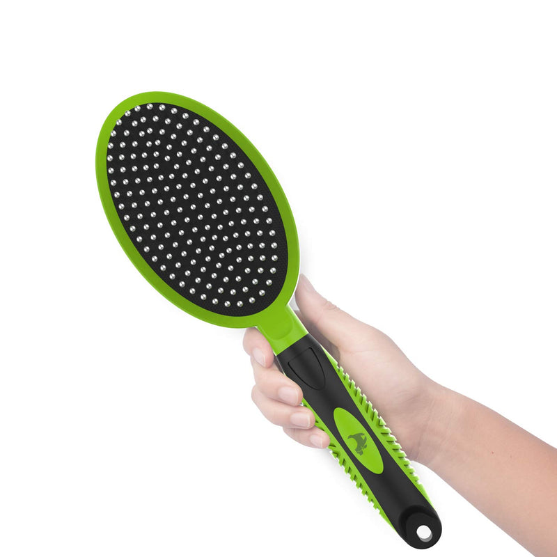 [Australia] - ORFELD Dog Brush Pin and Bristle Brush, Cat Brush 2 Sided Combo Detangling Dog Brush, Dog Brush for Shedding Short Hair, Grooming Large Dog, Pet Grooming Comb, Double-Sided Brush, Grooming Brush 