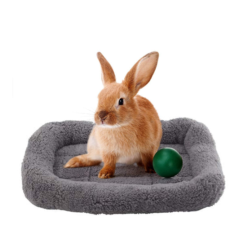 Namsan Cat Bed Dog Bed Soft Cat Cushion Plush Heat Mat for Small Dogs/Cats/Rabbits, 42 cm x 28 cm, Gray - PawsPlanet Australia