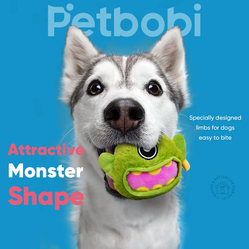 Petbobi Interactive Dog Toys Active Rolling Ball for Dogs with Battery Operated, Include Self Moving Balls and Chewable Plush Cover for Small and Medium Dogs to Chase and Self Play, Mysterious Bobby - PawsPlanet Australia