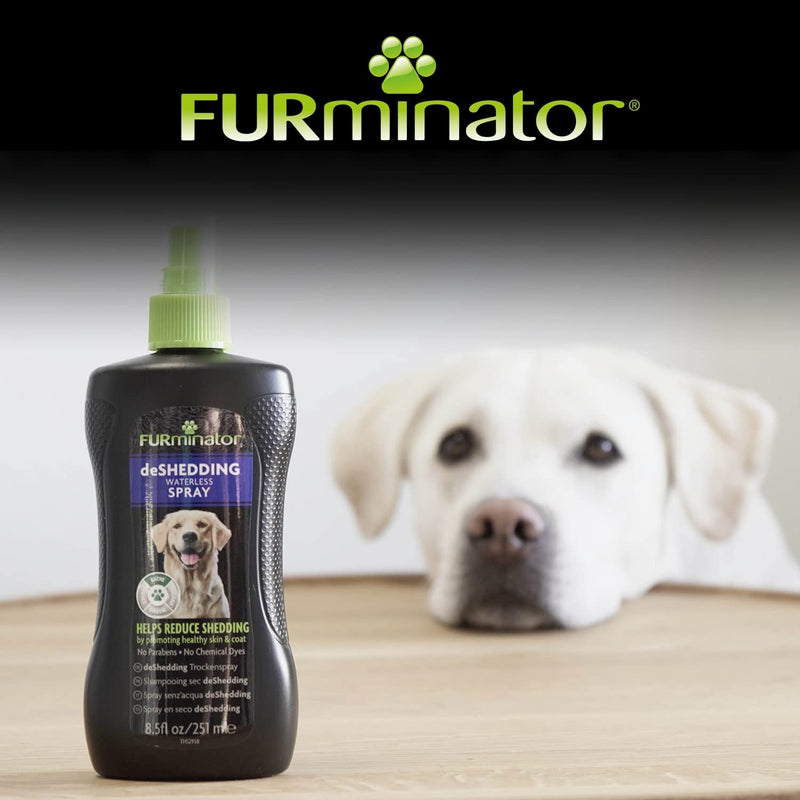 FURminator deShedding dog spray - dry spray for grooming and reducing loose hair, without rinsing, 250ml version 2.0 - PawsPlanet Australia