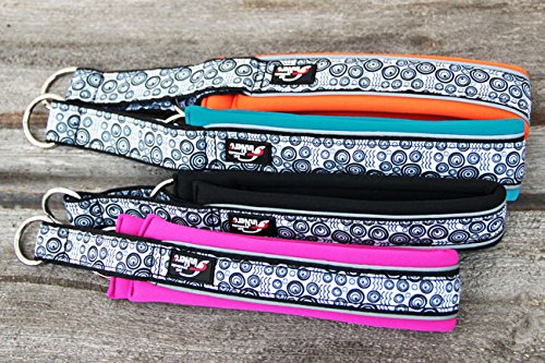 FinNero Pet Products, Finland – OCEAN SPORT Soft, Neoprene Dog Collar (3 (40-50 cm), turquoise) 3 (40-50 cm) - PawsPlanet Australia