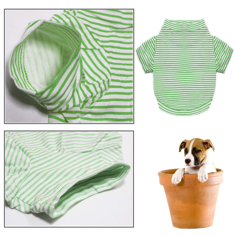 [Australia] - DERUILA Dog Clothes Pet Dog Shirt: Puppy t Shirt for Small Dogs Boy and Small Dog Girls Pack of 3 X-Small 