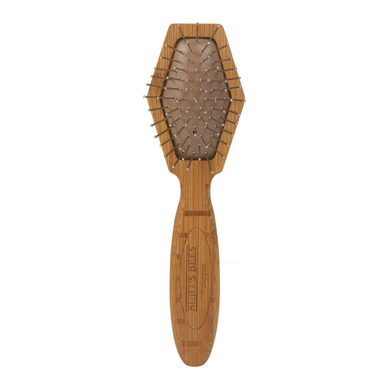Burt's Bees for Dogs Bamboo Dog Brush - Dog Brush Made from Bamboo & Recycled Material - Eliminates Knots, Tangles, and Mats in Dog Fur Small Double Sided Pin & Bristle Brush - PawsPlanet Australia