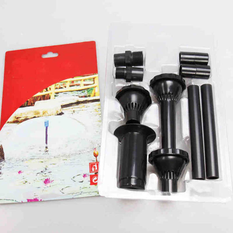 TOPBATHY 9 Pcs Fountain Pump Nozzle Set Water Spray Heads for Submersible Pump Pool Pond Fountain - PawsPlanet Australia