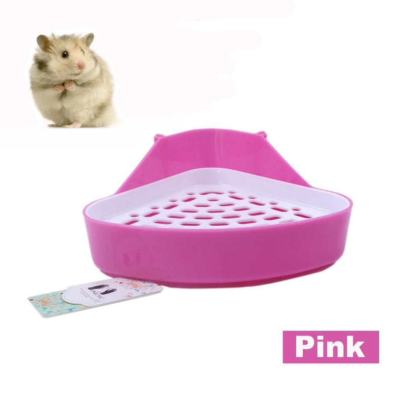 [Australia] - Mkono Potty Trainer Corner Litter Box for Hamster Guinea Pig Ferret Gerbil Chinchilla (Random Color) 
