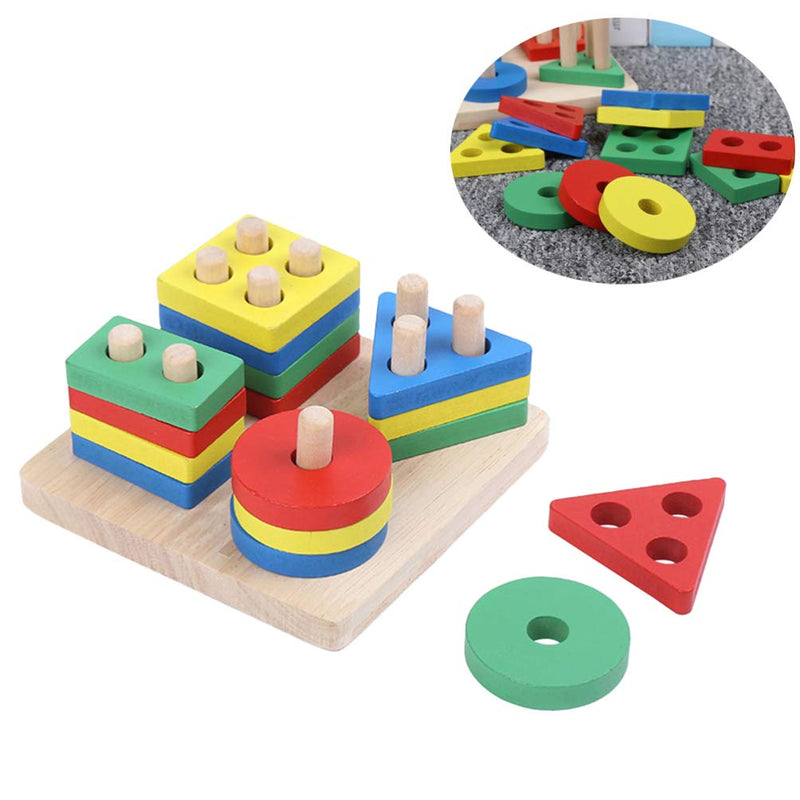 POPETPOP Bird Training Toys-Parrot Educational Toys, Bird Foraging Toys, Parrot Puzzle Toy Wooden Block Toy for Bird Hamster Budgies Parakeet Cockatiel African Grey Training - PawsPlanet Australia