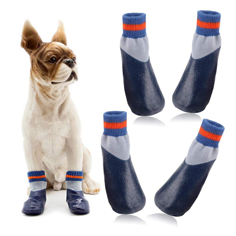 URBEST Dog Socks, Dog Boots Shoes, Non-Slip Soles Adjustable Dog Paw Socks, Waterproof Paw Protectors for Indoor Outdoor Use 6# - PawsPlanet Australia