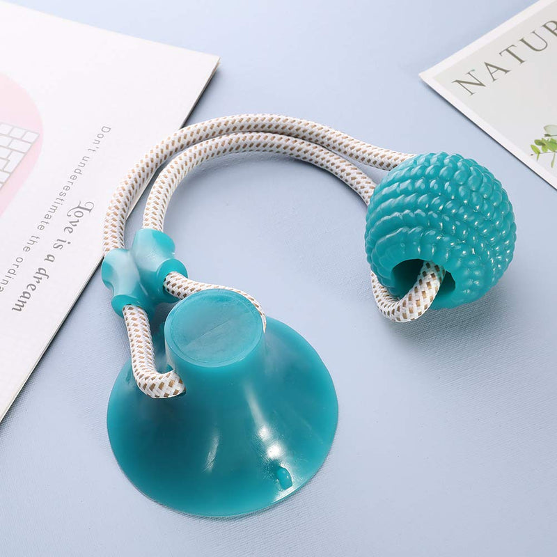tiopeia Pet Chew Toys Dog Molar Bite Toy Self-Playing Rubber Ball with Suction Cup Teeth Cleaning Tool for Dogs Cats - PawsPlanet Australia