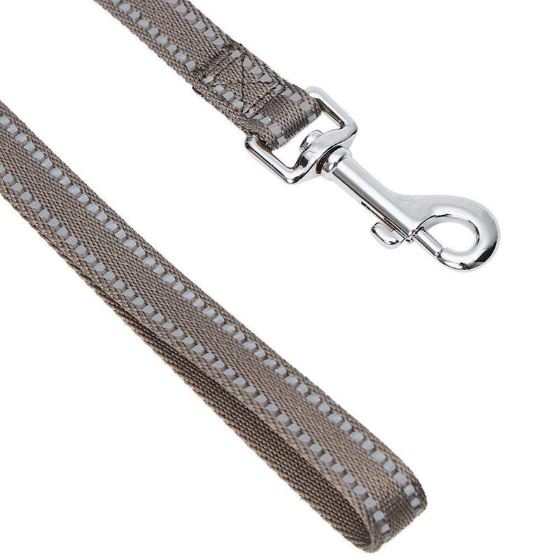 Umi. Essential Durable Pastel Color Reflective Dog Lead 150 cm x 2cm in Taupe Grey, Medium, Leads for Dogs - PawsPlanet Australia
