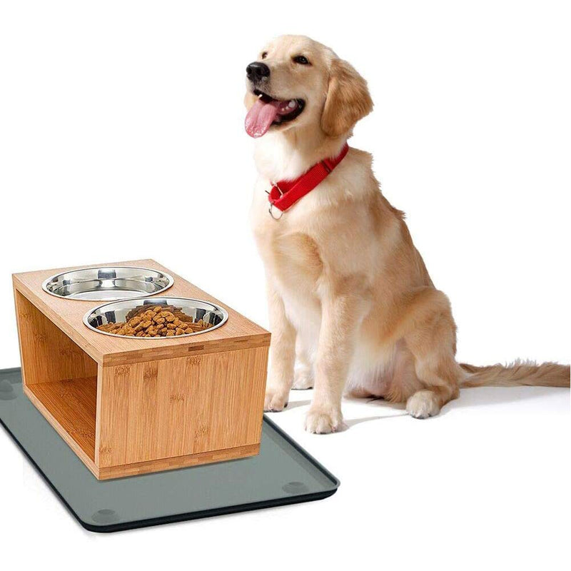 Pet Feeding Mat - Silicone Dog Cat Bowl Mat Food Bowl Mat Feeding Tray FDA Grade Silicone Raised Lip Non Spill Large Waterproof & Anti-slip Food Grade Mat with Suction Cup Waterproof Washable - PawsPlanet Australia