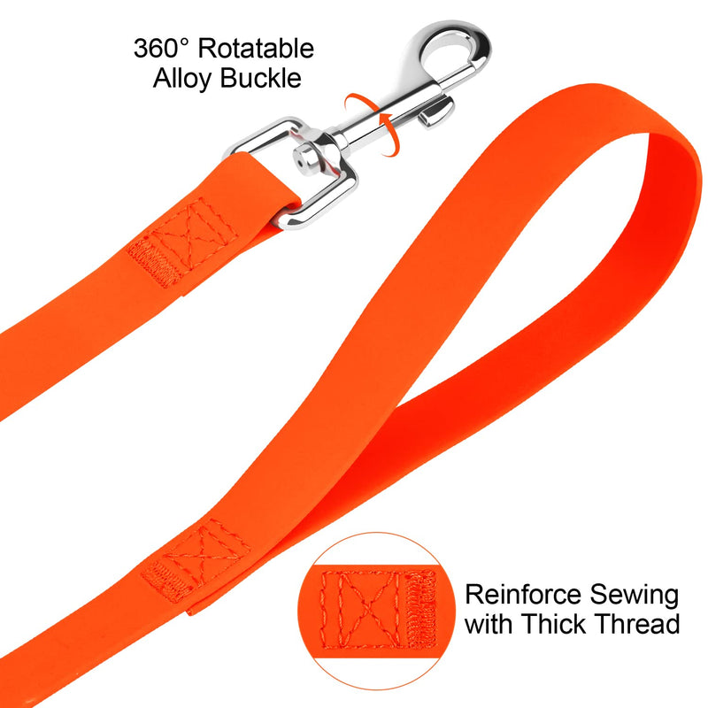 Dynmeow Tow Lead for Dogs, 5M 10M 15M 20M Waterproof Long Dog Lead for Dog Training, Training Lead for Medium and Large Dogs, Orange, 15M 15m (Pack of 1) - PawsPlanet Australia