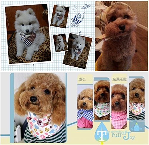 [Australia] - PET SHOW Pet Dog Cat Puppy Bandana Bibs Triangle Head Scarfs Accessories 10pcs/lot For Boys 