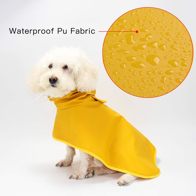 Dog Raincoat Pet Waterproof Jacket with Hood & Collar Hole Transparent brim,Ultra-Light Breathable Adjustable Dog Hooded Rain Jacket for Small Medium Large Dog 5XL - PawsPlanet Australia