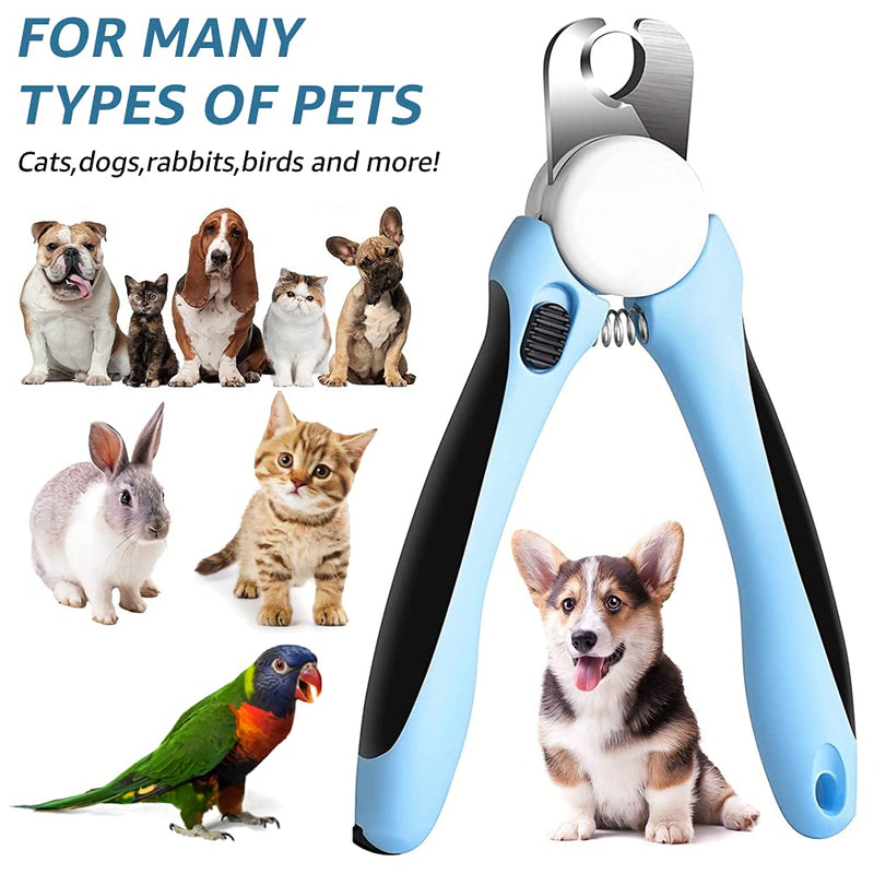 Beshine Dog & Cat Nail Clippers Trimmers with Safety Guard and Nail File, Professional Pets Grooming Kit for Large and Small Breeds - PawsPlanet Australia