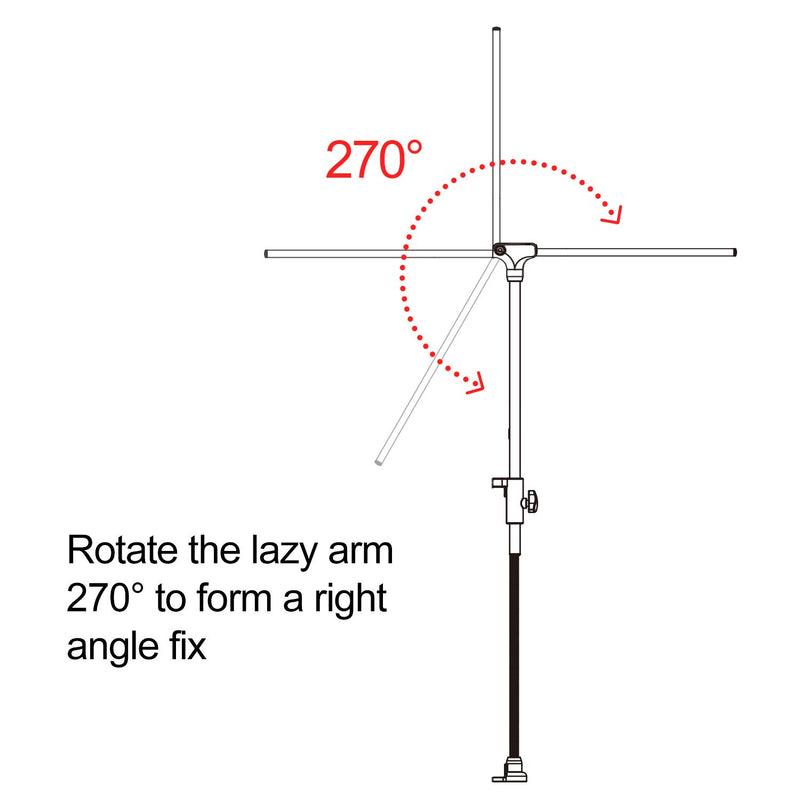 REPTI ZOO Reptile Lamp Stand Lamp Fixture Hanger Adjustable Metal Lamp Holder Support for Reptile Terrarium Tank Vivarium Habitat Cage - PawsPlanet Australia